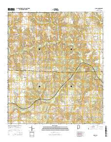 Sigma Alabama Current topographic map, 1:24000 scale, 7.5 X 7.5 Minute, Year 2014
