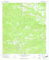 Silas Alabama Historical topographic map, 1:24000 scale, 7.5 X 7.5 Minute, Year 1974