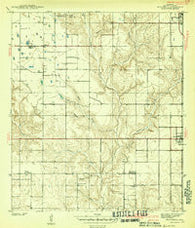 Silverhill Alabama Historical topographic map, 1:31680 scale, 7.5 X 7.5 Minute, Year 1940