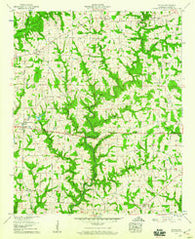 Simcoe Alabama Historical topographic map, 1:24000 scale, 7.5 X 7.5 Minute, Year 1958