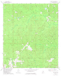Sims Chapel Alabama Historical topographic map, 1:24000 scale, 7.5 X 7.5 Minute, Year 1982