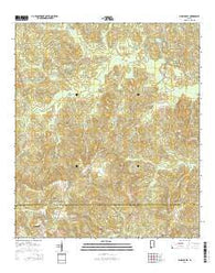 Sims Chapel Alabama Current topographic map, 1:24000 scale, 7.5 X 7.5 Minute, Year 2014