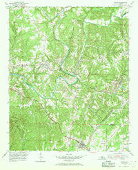 Sipsey Alabama Historical topographic map, 1:24000 scale, 7.5 X 7.5 Minute, Year 1949