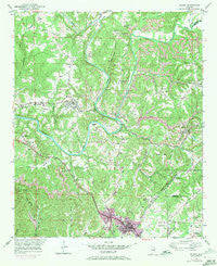 Sipsey Alabama Historical topographic map, 1:24000 scale, 7.5 X 7.5 Minute, Year 1949
