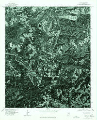 Sipsey Alabama Historical topographic map, 1:24000 scale, 7.5 X 7.5 Minute, Year 1975