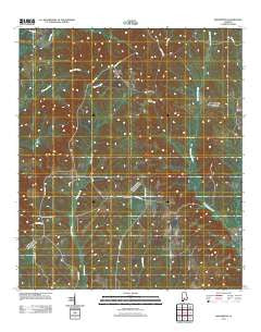 Skinnerton Alabama Historical topographic map, 1:24000 scale, 7.5 X 7.5 Minute, Year 2011