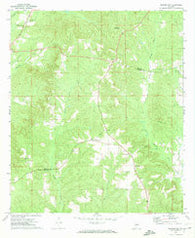 Skinnerton Alabama Historical topographic map, 1:24000 scale, 7.5 X 7.5 Minute, Year 1971