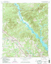 Smiths Station Alabama Historical topographic map, 1:24000 scale, 7.5 X 7.5 Minute, Year 1965