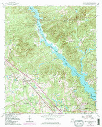 Smiths Station Alabama Historical topographic map, 1:24000 scale, 7.5 X 7.5 Minute, Year 1965