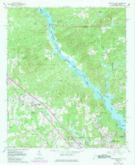 Smiths Station Alabama Historical topographic map, 1:24000 scale, 7.5 X 7.5 Minute, Year 1965