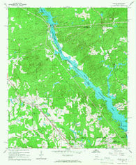 Smiths Alabama Historical topographic map, 1:24000 scale, 7.5 X 7.5 Minute, Year 1965