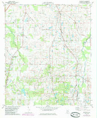 Snowdoun Alabama Historical topographic map, 1:24000 scale, 7.5 X 7.5 Minute, Year 1981