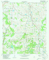 Snowdoun Alabama Historical topographic map, 1:24000 scale, 7.5 X 7.5 Minute, Year 1981