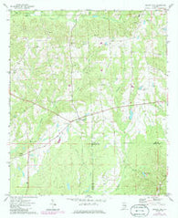 Society Hill Alabama Historical topographic map, 1:24000 scale, 7.5 X 7.5 Minute, Year 1971