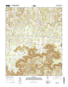 Somerville Alabama Current topographic map, 1:24000 scale, 7.5 X 7.5 Minute, Year 2014