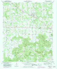 Somerville Alabama Historical topographic map, 1:24000 scale, 7.5 X 7.5 Minute, Year 1951