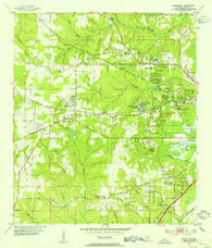 Spring Hill Alabama Historical topographic map, 1:24000 scale, 7.5 X 7.5 Minute, Year 1953