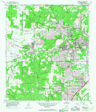 Spring Hill Alabama Historical topographic map, 1:24000 scale, 7.5 X 7.5 Minute, Year 1953