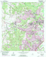 Spring Hill Alabama Historical topographic map, 1:24000 scale, 7.5 X 7.5 Minute, Year 1953