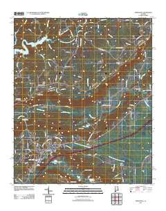 Springville Alabama Historical topographic map, 1:24000 scale, 7.5 X 7.5 Minute, Year 2011