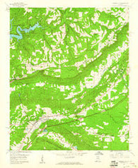 Springville Alabama Historical topographic map, 1:24000 scale, 7.5 X 7.5 Minute, Year 1958
