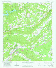 Springville Alabama Historical topographic map, 1:24000 scale, 7.5 X 7.5 Minute, Year 1958