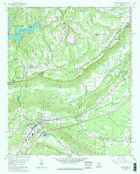 Springville Alabama Historical topographic map, 1:24000 scale, 7.5 X 7.5 Minute, Year 1958