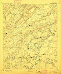 Springville Alabama Historical topographic map, 1:125000 scale, 30 X 30 Minute, Year 1892