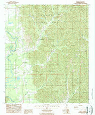 Sprott Alabama Historical topographic map, 1:24000 scale, 7.5 X 7.5 Minute, Year 1987