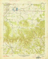 Spruce Pine Alabama Historical topographic map, 1:24000 scale, 7.5 X 7.5 Minute, Year 1947