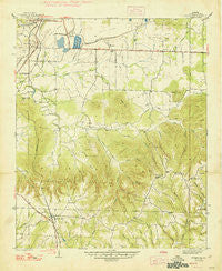 Spruce Pine Alabama Historical topographic map, 1:24000 scale, 7.5 X 7.5 Minute, Year 1947