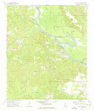 St. Stephens Alabama Historical topographic map, 1:24000 scale, 7.5 X 7.5 Minute, Year 1972