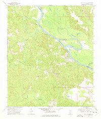 St. Stephens Alabama Historical topographic map, 1:24000 scale, 7.5 X 7.5 Minute, Year 1972