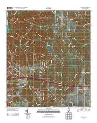 Stapleton Alabama Historical topographic map, 1:24000 scale, 7.5 X 7.5 Minute, Year 2011