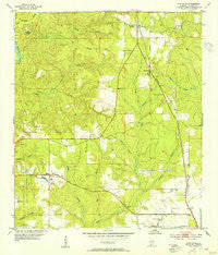 Stapleton Alabama Historical topographic map, 1:24000 scale, 7.5 X 7.5 Minute, Year 1953