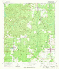 Stapleton Alabama Historical topographic map, 1:24000 scale, 7.5 X 7.5 Minute, Year 1953