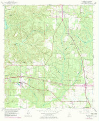 Stapleton Alabama Historical topographic map, 1:24000 scale, 7.5 X 7.5 Minute, Year 1953