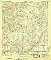 Stapleton Alabama Historical topographic map, 1:31680 scale, 7.5 X 7.5 Minute, Year 1944