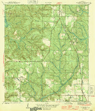 Stapleton Alabama Historical topographic map, 1:31680 scale, 7.5 X 7.5 Minute, Year 1944