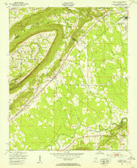 Steele Alabama Historical topographic map, 1:24000 scale, 7.5 X 7.5 Minute, Year 1947
