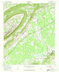 Steele Alabama Historical topographic map, 1:24000 scale, 7.5 X 7.5 Minute, Year 1947