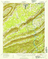 Steele Alabama Historical topographic map, 1:62500 scale, 15 X 15 Minute, Year 1947