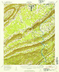 Steele Alabama Historical topographic map, 1:62500 scale, 15 X 15 Minute, Year 1947
