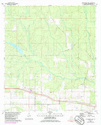 Steelwood Lake Alabama Historical topographic map, 1:24000 scale, 7.5 X 7.5 Minute, Year 1980