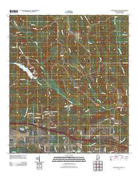 Steelwood Lake Alabama Historical topographic map, 1:24000 scale, 7.5 X 7.5 Minute, Year 2011