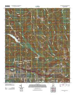 Steelwood Lake Alabama Historical topographic map, 1:24000 scale, 7.5 X 7.5 Minute, Year 2011