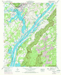 Stevenson Alabama Historical topographic map, 1:24000 scale, 7.5 X 7.5 Minute, Year 1947