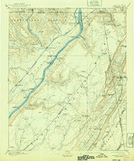 Stevenson Alabama Historical topographic map, 1:125000 scale, 30 X 30 Minute, Year 1895