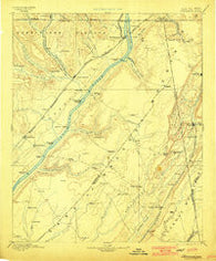 Stevenson Alabama Historical topographic map, 1:125000 scale, 30 X 30 Minute, Year 1895