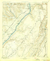 Stevenson Alabama Historical topographic map, 1:125000 scale, 30 X 30 Minute, Year 1895